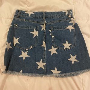 Star Jean skirt